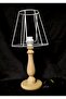 Raw Wooden Lampshade Base and Lampshade Wire Lampshade Frame - 3