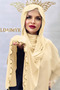 شال ساندي مع حبل للربط