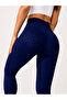 Women's Leopard Patterned Diving Fabric - High Waist - Gathering Tights - 2