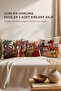 TAPERY WOVEN CATS 3 PIECES CUSHION COVERS