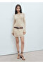 Embroidered Floral Pattern Knitted Dress - 2