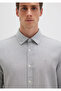 Striped Gray Shirt Slim Fit / Narrow Cut 0211653-90861 - 6