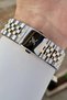 Dial Green Strap Gold Silver Color Gift Boxed Men's Wristwatch - 5