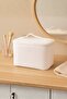 Rectangular Shaped Makeup Bag White