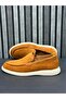 Tan Suede Leather Men's Loafer Shoes