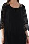 ITALIAN SUNSHINE NET LACE DRESS WITH SILK DETAILED - 6