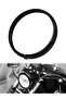 black Motorcycle Black 5.75'' Headlight Headlamp Trim Ring For Harley Softail Street Bob Sportster X - 7