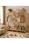 Ahşap Gardrop 150x140x35 - 4