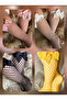 Baby Kids 4 Pack Knee Length Socks - 3