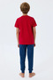 4-15 Years Old Licensed Us Polo Assn Boys Team-Red - 3