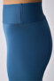 Petrol Color High Waist Ankle Length Zero Feel Leggings - 2