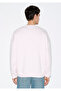 M Heart Embroidered Crew Neck Pink Sweatshirt 0S10577-70989 - 5
