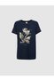 Navy Blue Comfort Fit T-Shirt 50319856-Vr033 - 7