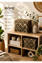 2 Pieces Bohe Multi-Purpose Box with Lid Mini Shelf Organizer 30x30x23 - 2