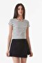 Gabardine Side Zipper Shorts Skirt - 5
