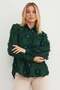Stone-Embroidered Tassel Casual Shirt - 3
