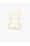 Flower Detailed Sleeveless Crew Neck Crop Sweater - 3