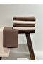 100% Cotton Set of 4 Brown Hand Towels – 30X50 cm Dowry, Guest, Kitchen, Gift - 2