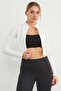 Mock Neck Zippered Diving Fabric Sports Jacket - 2