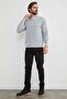 Πλεκτό πουλόβερ Basic Crew Neck - 5