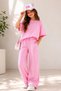 My Little One's Stones Embroidered Oversize Oysho Girls' Two-Piece Set - Pink