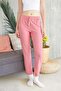 Striped Suede Pajama Bottoms - 2