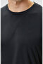 Siyah Basic Modal T-shirt - 6