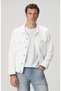 Kırık Beyaz Denim Mont