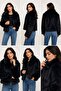 Soft Textured Women's Fur Coat - 2