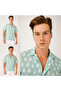 Sailboat Patterned Man Shirt - L - 8