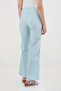 Striped Tie Waist Palazzo Pants - 4