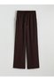 Trendlucky Women's Wide Leg Pants with Elastic Waist and Difference in Color - 5