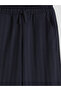Nevavm Striped Girls' Pants with Elastic Waist and Difference in Color - 4