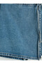 Two Mt Shop Quality Lcw Jeans Indigo Denim Straight Mini Women's Jean Shorts Skirt - 3