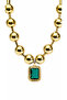 Emeraldis Green Stone Necklace