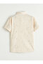 Nevavm Patterned Boy's Shirt with Difference - 2
