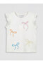 Two Mt Shop Quality Bowknot Printed Girls' Undershirt - 2