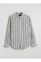 Nevavm Regular Fit Plaid Men's Shirt with Difference - 5