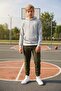 Printed Boys' Jogger Sweatpants with Elastic Waist