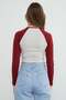 Basic Raglan Sleeve Crop Bodysuit - 7