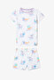 Girl's Purrmaid Cotton 2-Piece Pajama Set - 5