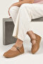 , Women's Genuine Leather Ballet Flats 1611061Zrc5 Tan - 2