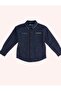 Boys' Pizza Party Long Sleeve Shirt Gk7049 Purple