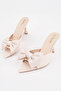 Spr-3765 Thin Heel Bowknot Slippers
