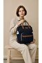 Luxury Leather Thermal Compartment Waterproof Stain Resistant Wipe-Clean Mom and Baby Care Backpack - 4