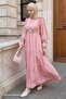 Daisy Embroidered Pink Dress - 3