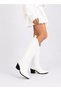 Bonvex Western Cowboy Women's Boots Full Mold P301-White