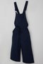 Girl's Salopet Jumpsuit with Strap and Ring Detail, Ages 8-14, Navy Blue - 5