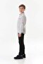 Boy's Shirt with Folded Sleeves - 5