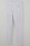 Boy's Gabardine Trousers with Buttons and Zipper, 5-9 Years, Ecru - 5